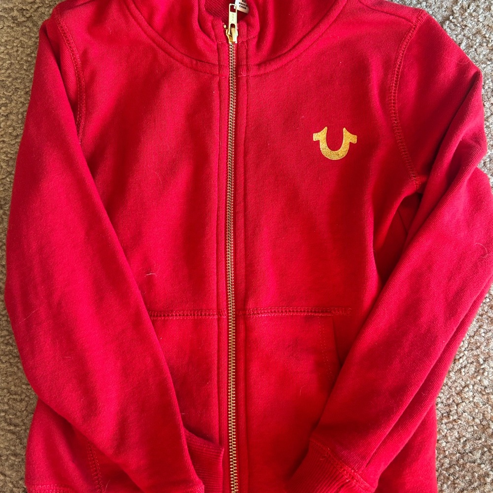 Girls Red True Religion Hoodie